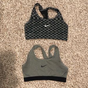 Two NIKE Sports Bras